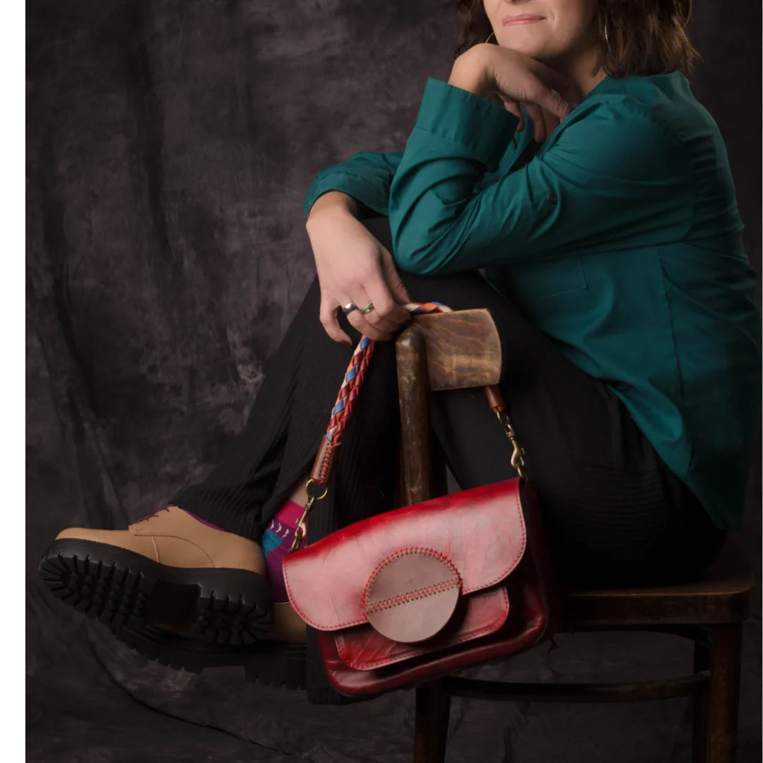 Unique Handmade Leather Purse for Women – Stylish Shoulder Handbag & Perfect Gift for Her