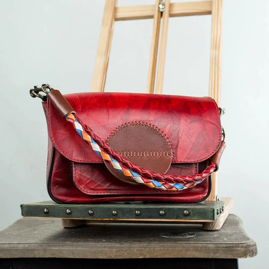Unique Handmade Leather Purse for Women – Stylish Shoulder Handbag & Perfect Gift for Her